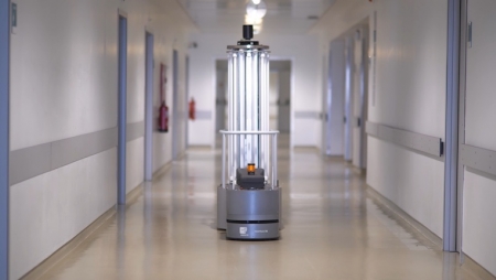 Robot português assegura desinfeção por UV-C