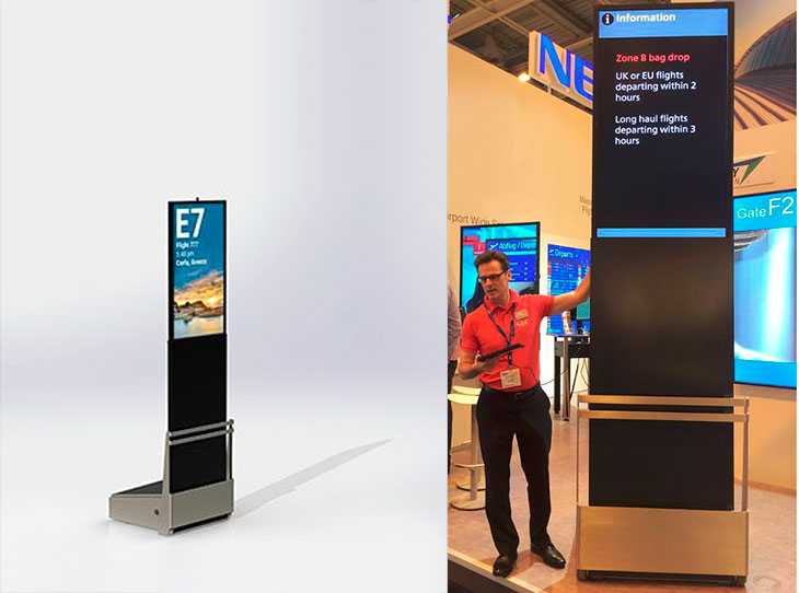 Primeira Mobile Display Unit (MDU) a nível mundial lançada pela NEC