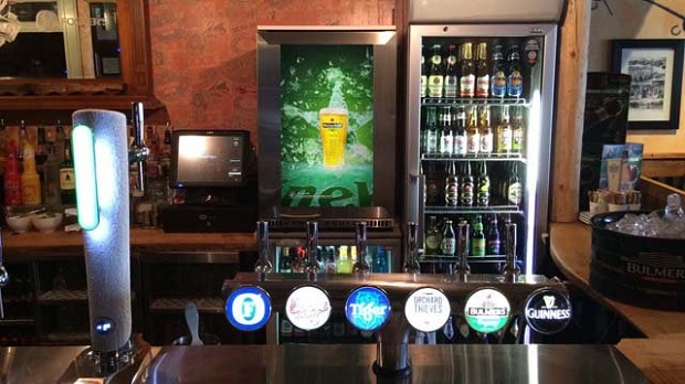 Digital signage chega aos frigoríficos para bebidas