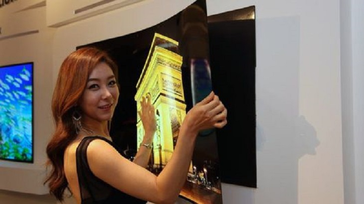 Novo ecrã OLED da LG funciona como íman de frigorífico